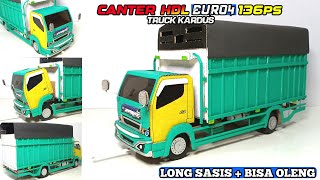 MEMBUAT TRUK CANTER HDL 136ps TERBARU EURO4 - LONG BAK BISA OLENG 🚚