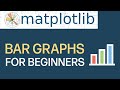How To Plot A Bar Graph With matplotlib For Beginners | matplotlib Tutorial