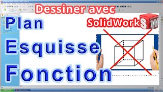 Interface SolidWorks (Plan, Esquisse et Fonction)