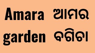 ଆମର ବଗିଚା/Amara Garden