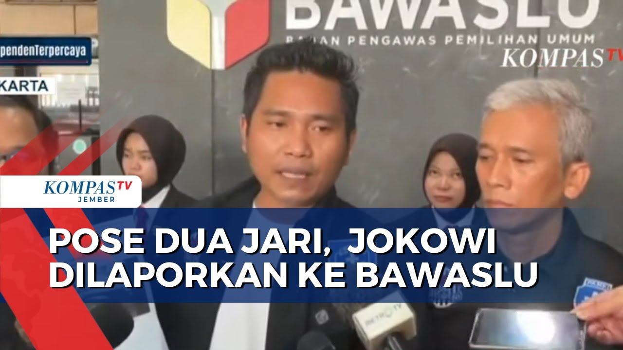 Pose Dua Jari Dari Mobil, Jokowi Dilaporkan Ke Bawaslu - YouTube