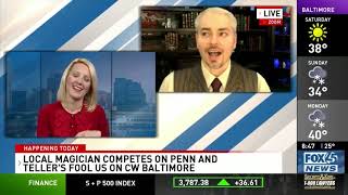 Peter Wood interview Baltimore's FOX45 Morning News  - The CW's \