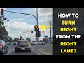 How to Turn Right from the Right Lane? | VIC Driving School