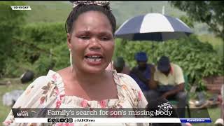 Eastern Cape family searches for son's missing body