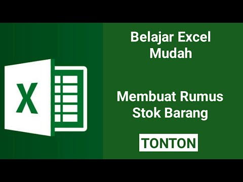 Cara Membuat Tabel Stok Barang Dengan Excel - YouTube