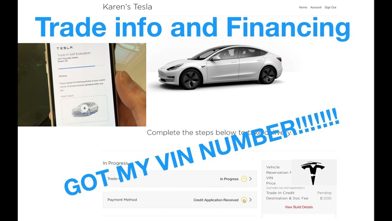 Got My Tesla Model 3 VIN Number - YouTube