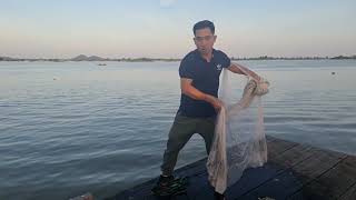 រៀនបង់សំណាញ់ training for Caught Net fishing