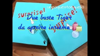 Due buste Tiger da aprire insieme 🛍