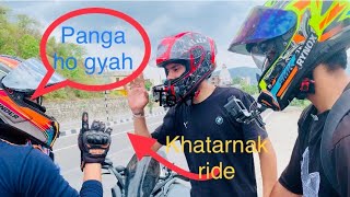 Jammu mah hua panga | stunt ride with @singhjaspreet18  | scam ho gyah | camera nhi mila | Thepb35rider...