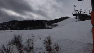 2020年1月30日　石打丸山スキー場　山頂ゲレンデの様子