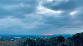 Sunrise Timelapse Over Mitsugosan, Suzuka Mountains, Seen from Kojoyama – December 24, 2024