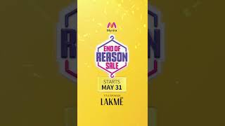 Myntra End Of Reason Sale! Mark your Calendar 3️⃣1️⃣