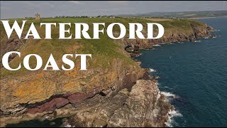 DRONNING  IRELAND :  Co. WATERFORD Coast by Drone  - 4k Cinematic Video, IRELAND