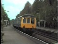 br class 119 dmu arriving at midgham 1986