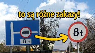 Zaskakujące…znaczenie tych znaków się różni! I nie każdy zarządca drogi o tym wie. DW766 k. Pińczowa