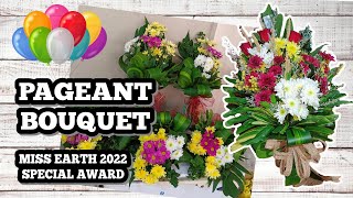 HOW TO MAKE A PAGEANT BOUQUET / BEAUTY QUEEN FLOWER BOUQUET | Vanessa Canobas #missearth #bouquet