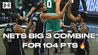 Kyrie Irving, Kevin Durant, James Harden Help Set A Brooklyn Nets Playoff Record For Points