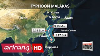 Strong typhoon Malakas expected to affect coastal areas of Korea and Japan