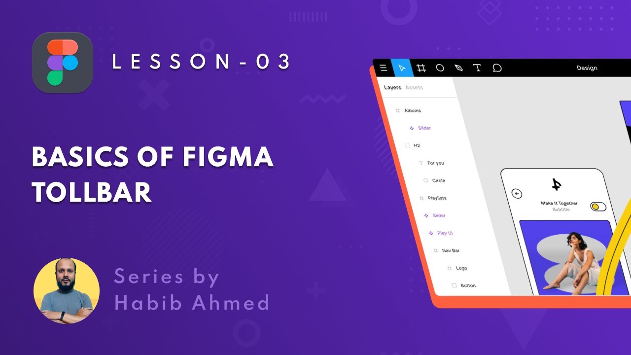 Figma Tutorial For Beginners: Figma Interface And Tools - Lesson 3 ...