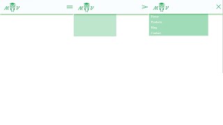 Responsive hamburger menu by HTML, CSS and JQuery
