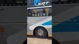 SRT EXPRESS VOLVO B11R MG STARZ SLEEPER BUS ❤️ #bus #volvohorn #volvobus #shorts #shortvideo