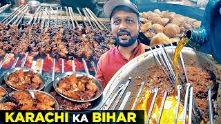 Asli Bihari Kabab Ye hai | Orangi Town Karachi Street Food, Pakistan | Rustam Ch