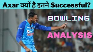 Axar Patel Bowling Analysis In India vs Australia Match