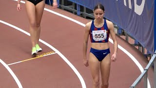 400m Women U20, Madrid Indoor Championships 2025