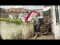 italy footage shows aftermath of landslide on ischia