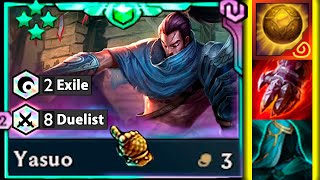 4 star Yasuo with ToA CLEAR MAP ⭐⭐⭐⭐ ft. 8 Duelist 2 Exile