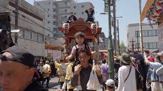 青梅大祭　本祭り　日向和田の山車　2024/05/03  a9