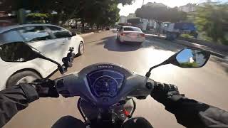 HONDA DİO | ANTALYA ŞEHİR İÇİ SÜRÜŞ | GOPRO HERO 10 | 4K | ND16 FİLTRE