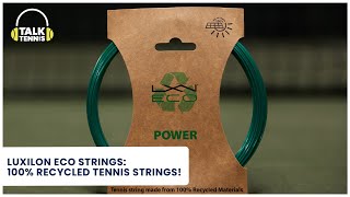 PODCAST Luxilon is here! Learn all about their 100% recycled tennis strings Eco Power \u0026 Eco Rough ♻️