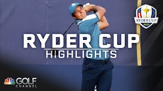 Ryder Cup 2023 match highlights: Hovland/Aberg cruise over Harman/Homa | Golf Channel
