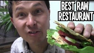 Best Raw Veggie Cheese Burger at Veggos Cafe Review