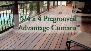 5/4x4 Pregrooved Advantage Cumaru Decking™ Benefits