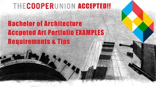 The Cooper Union ACCEPTED! Bachelor of Architecture Art Portfolio Examples + Tips