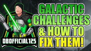 Galactic Challenges FAILED \u0026 How To Fix It! SWGOH