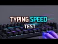 Typing Speed Test | Html-Css-JavaScript | KapCode ASMR | No Talking