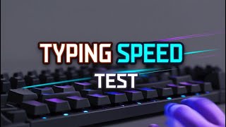 Typing Speed Test | Html-Css-JavaScript | KapCode ASMR | No Talking