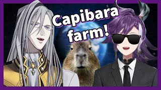 Are Hakka and Vesper planning a CAPIBARA World DOMINATION!?【Holostars EN |Banzoin Hakka|Noir Vesper】