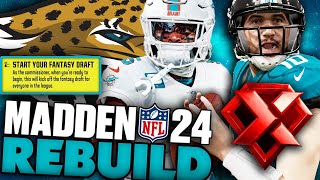 Jacksonville Jaguars Fantasy Draft Rebuild But The Team Is Drafted By The AI! Madden 24 Franchise