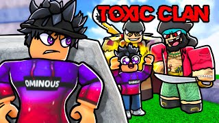 My Little Brother Joined A TOXIC ONLY CLAN... (Roblox Blox Fruits)