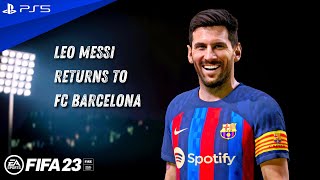 FIFA 23 - Real Madrid vs. Barcelona - Leo Messi Returns to FC Barcelona | PS5™ [4K60]
