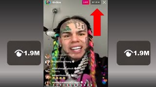 Tekashi 6ix9ine EARLY PRISON RELEASE *FULL RECORD BREAKING INSTAGRAM LIVE VIDEO*