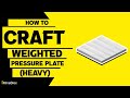 How to Craft a Heavy Weighted Pressure Plate in Minecraft for Redstone Projects and Security