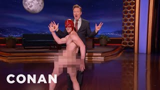The Flash’s Pervy Cousin Is Excited For #ConanCon | CONAN on TBS