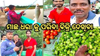 ଆସ ଆଜି ଯିବା 🐟 🐠 ମାଛ ଧରା ଦେଖିବା // କୁଆଖାଇ ନଦୀ ବ୍ରିଜ ଉପରେ  ସନ୍ଧ୍ୟା ବେଳର ଖଟି । mitu maharana