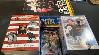 BIRTHDAY BOX RIPS! TOPPS CHROME, GHOSTBUSTERS 2 \u0026 MORE