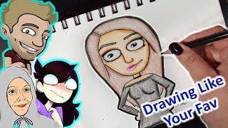 Drawing using Other Art Youtuber's Styles